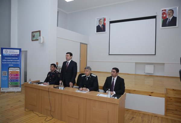 Xaçmazın Qımılqışlaq kəndində növbəti səyyar qəbul keçirilib (FOTO)