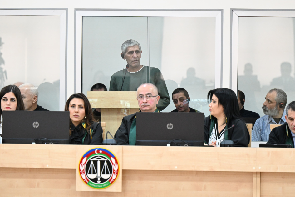 Ermənistanın hərbi təcavüzü nəticəsində çoxsaylı cinayətlərdə törətməkdə təqsirləndirilən şəxslərin məhkəməsi davam etdirilir (FOTO)