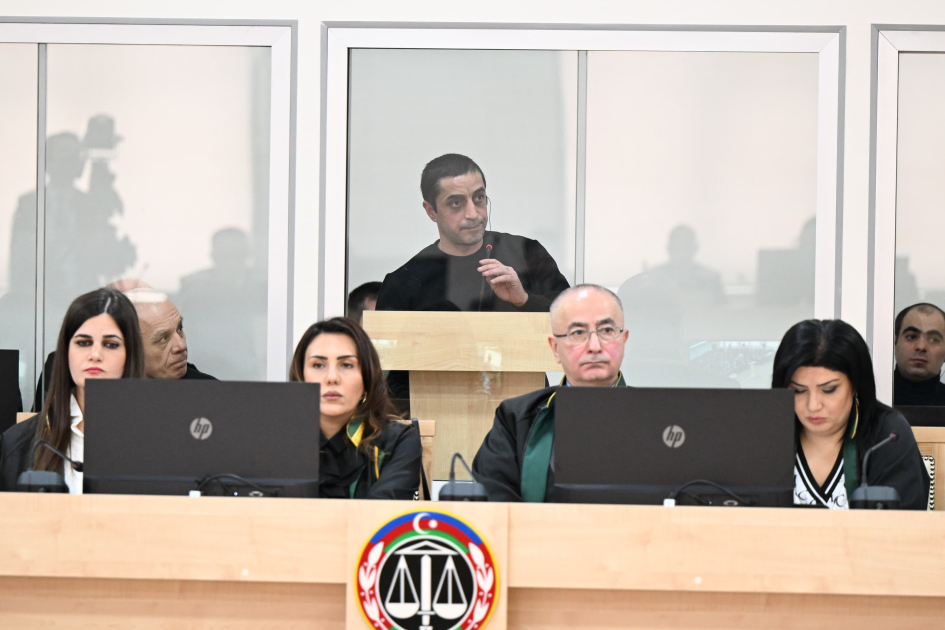 Ermənistanın hərbi təcavüzü nəticəsində çoxsaylı cinayətlərdə törətməkdə təqsirləndirilən şəxslərin məhkəməsi davam etdirilir (FOTO)