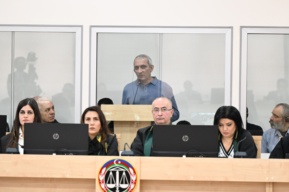 Ermənistanın hərbi təcavüzü nəticəsində çoxsaylı cinayətlərdə törətməkdə təqsirləndirilən şəxslərin məhkəməsi davam etdirilir (FOTO)