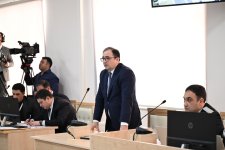 Ermənistanın hərbi təcavüzü nəticəsində çoxsaylı cinayətlərdə törətməkdə təqsirləndirilən şəxslərin məhkəməsi davam etdirilir (FOTO)