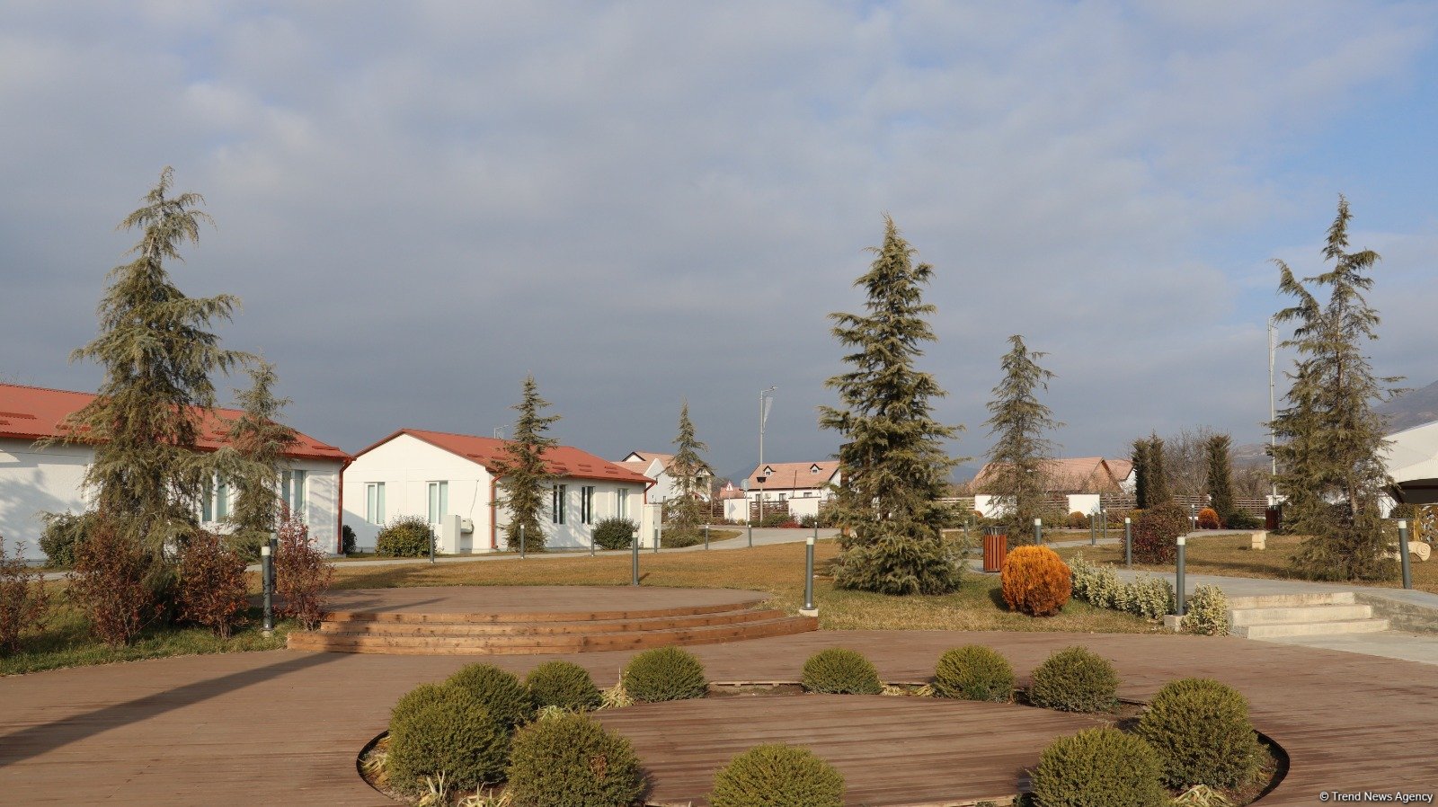 Xocalı şəhəri yaşıllığa bürünür - FOTOREPORTAJ