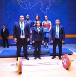Ağırlıqqaldırma üzrə Azərbaycan çempionatında qadın atletlər qalibləri müəyyənləşdiriblər (FOTO)
