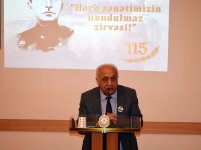 İki dəfə Sovet İttifaqı Qəhrəmanı Həzi Aslanovun anadan olmasının 115 illiyinə həsr olunmuş tədbir keçirilib (FOTO)