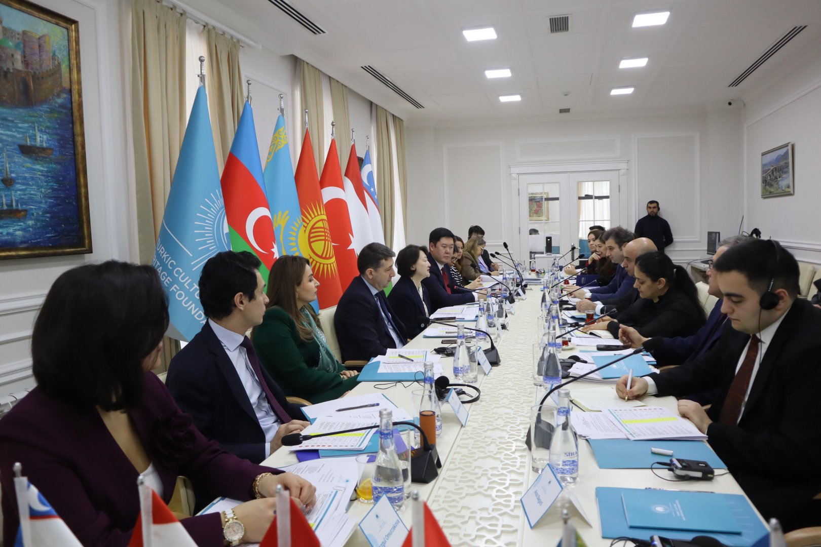 Türk Mədəniyyəti və İrsi Fondunun mənzil qərargahında təşkilatın Şura toplantısına hazırlıq məqsədi daşıyan 2-ci Ekspert-Səviyyəli iclas keçirildi (FOTO)