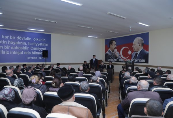 Xaçmazın Palıdlı kəndində səyyar qəbul keçirilib (FOTO)