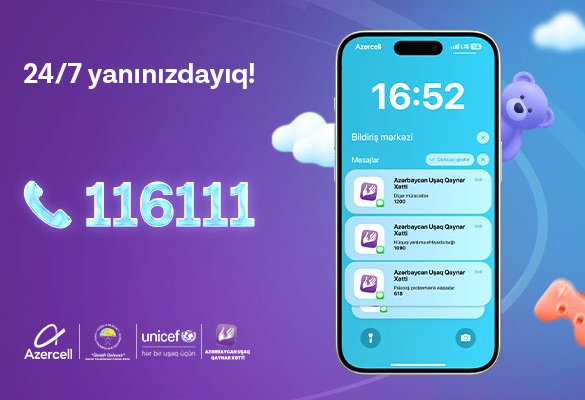 “Azərbaycan Uşaq Qaynar Xətt Xidməti” 2024-cü il üzrə hesabatını açıqlayır