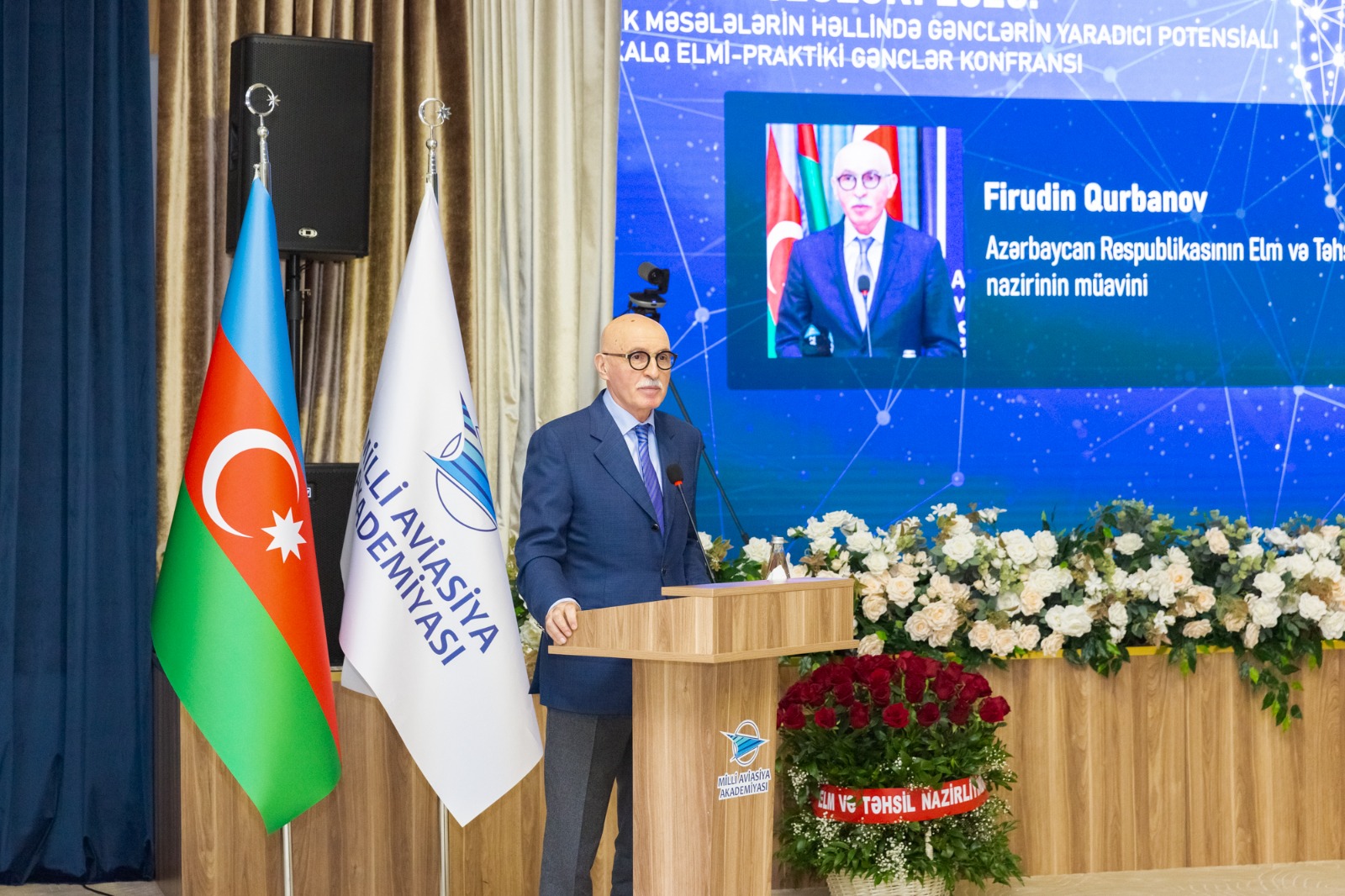 Milli Aviasiya Akademiyasında beynəlxalq elmi-praktik gənclər konfransı keçirilib (FOTO)