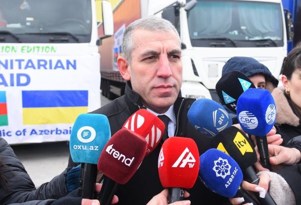 Azərbaycandan Ukraynaya indiyədək 40 milyon dollarlıq humanitar yardım göndərilib