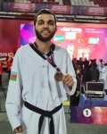 Azərbaycan parataekvondoçusu Türkiyədə bürünc medal qazanıb (FOTO)