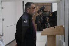 Ruben Vardanyanın təqsirləndirildiyi cinayət işinin məhkəmə baxışı davam etdirilib (FOTO)