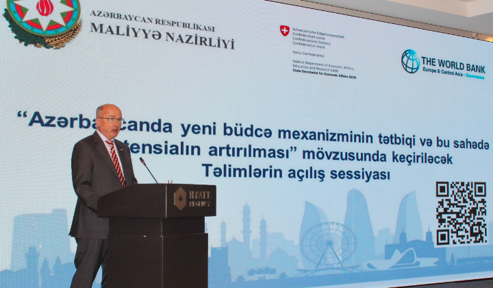 Azərbaycanda yeni büdcə mexanizminin tətbiqi mövzusunda təlimlərə başlanılır (FOTO)