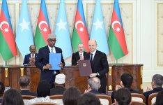 Azərbaycan ilə Somali arasında imzalanmış sənədlərin mübadiləsi mərasimi olub (YENİLƏNİB) (FOTO/VİDEO)