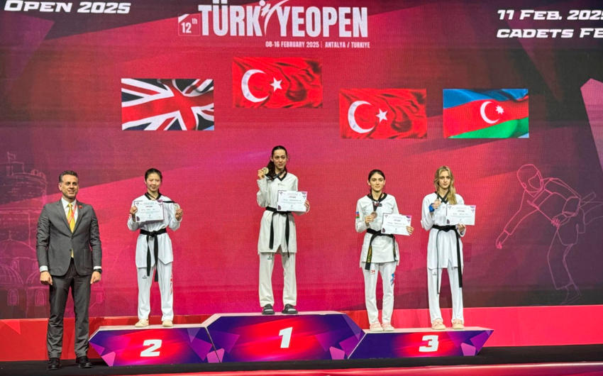 Azərbaycanın daha bir taekvondoçusu Türkiyədəki beynəlxalq turnirdə medal qazanıb