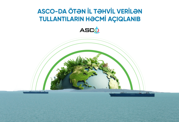 ASCO təhvil verilmiş tullantıların həcmini açıqlayıb