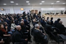 Ruben Vardanyanın təqsirləndirildiyi cinayət işinin məhkəmə baxışı davam etdirilib (FOTO)