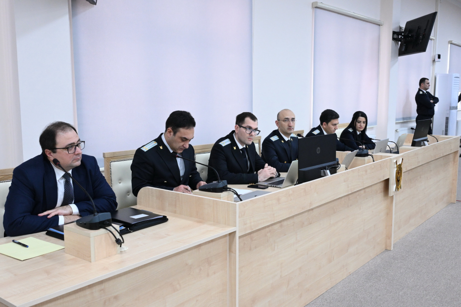 Ruben Vardanyanın təqsirləndirildiyi cinayət işinin məhkəmə baxışı davam etdirilib (FOTO)