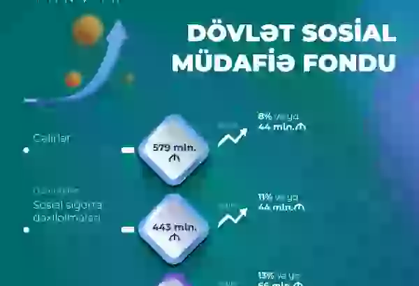 DSMF-nin ötən ay üzrə gəlirlərinin və xərclərinin həcmi açıqlanıb
