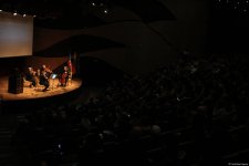 Bakıda Litva Dövlətçiliyinin Bərpası Günü münasibətilə Çürlenis adına kvartetin konserti keçirilib (FOTO)