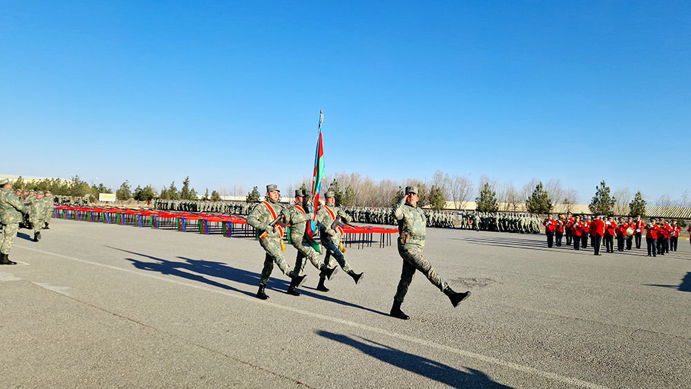 Azərbaycan Ordusunda andiçmə mərasimləri keçirilib (FOTO/VİDEO)