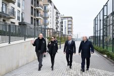 Prezident İlham Əliyev və Birinci xanım Mehriban Əliyeva “Ağdam Residence” yaşayış kompleksində yaradılan şəraitlə tanış olublar (YENİLƏNİB) (FOTO/VİDEO)