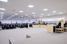 Azərbaycan xalqına qarşı çoxsaylı cinayətlərin törədilməsində təqsirləndirilən şəxslərin ittiham aktının nəticəvi hissəsinin elanı başa çatıb (FOTO)