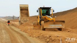 Füzuli şəhərinin daxili yollarının tikinti işləri nə yerdədir?  (FOTO/VİDEO)