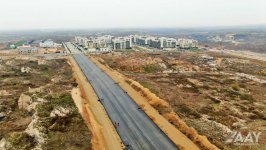 Füzuli şəhərinin daxili yollarının tikinti işləri nə yerdədir?  (FOTO/VİDEO)