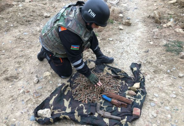 Qaradağda silah-sursat aşkarlanıb (FOTO-VİDEO)