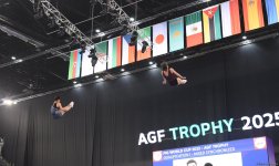 Bakıda batut gimnastikası və tamblinq üzrə Dünya Kubokunun açılış mərasimi keçirilib (FOTO)