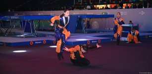 Bakıda batut gimnastikası və tamblinq üzrə Dünya Kubokunun açılış mərasimi keçirilib (FOTO)
