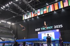 Bakıda batut gimnastikası və tamblinq üzrə Dünya Kubokunun açılış mərasimi keçirilib (FOTO)