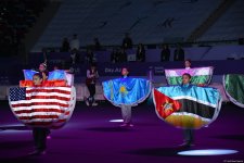 Bakıda batut gimnastikası və tamblinq üzrə Dünya Kubokunun açılış mərasimi keçirilib (FOTO)