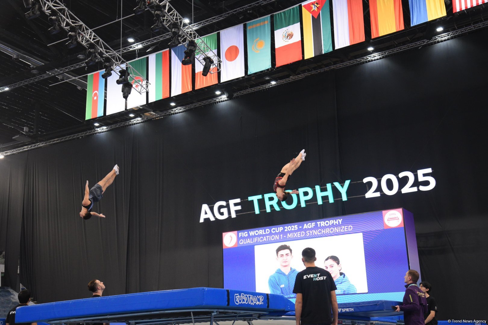 Bakıda batut gimnastikası və tamblinq üzrə Dünya Kubokunun açılış mərasimi keçirilib (FOTO)