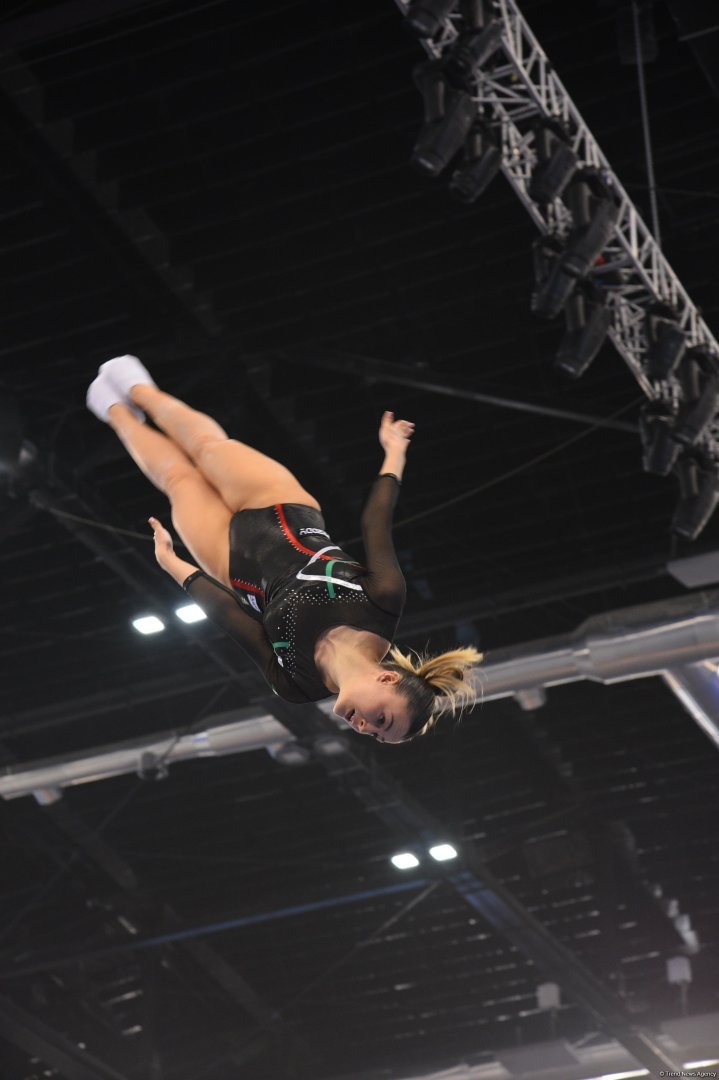 Bakıda batut gimnastikası və tamblinq üzrə Dünya Kubokunun açılış mərasimi keçirilib (FOTO)