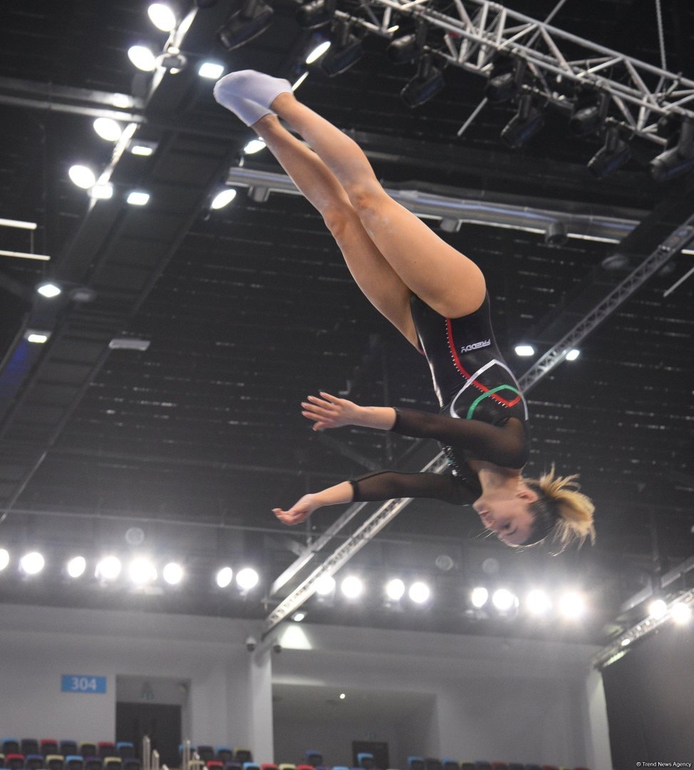 Bakıda batut gimnastikası və tamblinq üzrə Dünya Kubokunun açılış mərasimi keçirilib (FOTO)