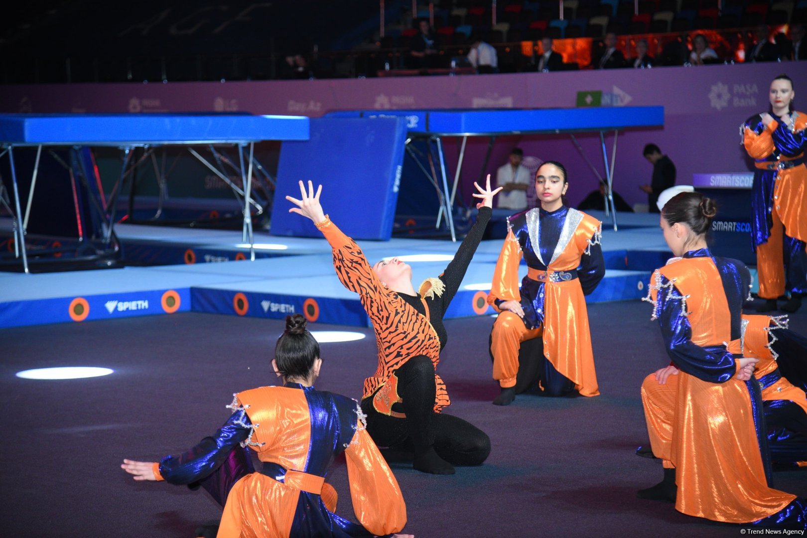 Bakıda batut gimnastikası və tamblinq üzrə Dünya Kubokunun açılış mərasimi keçirilib (FOTO)