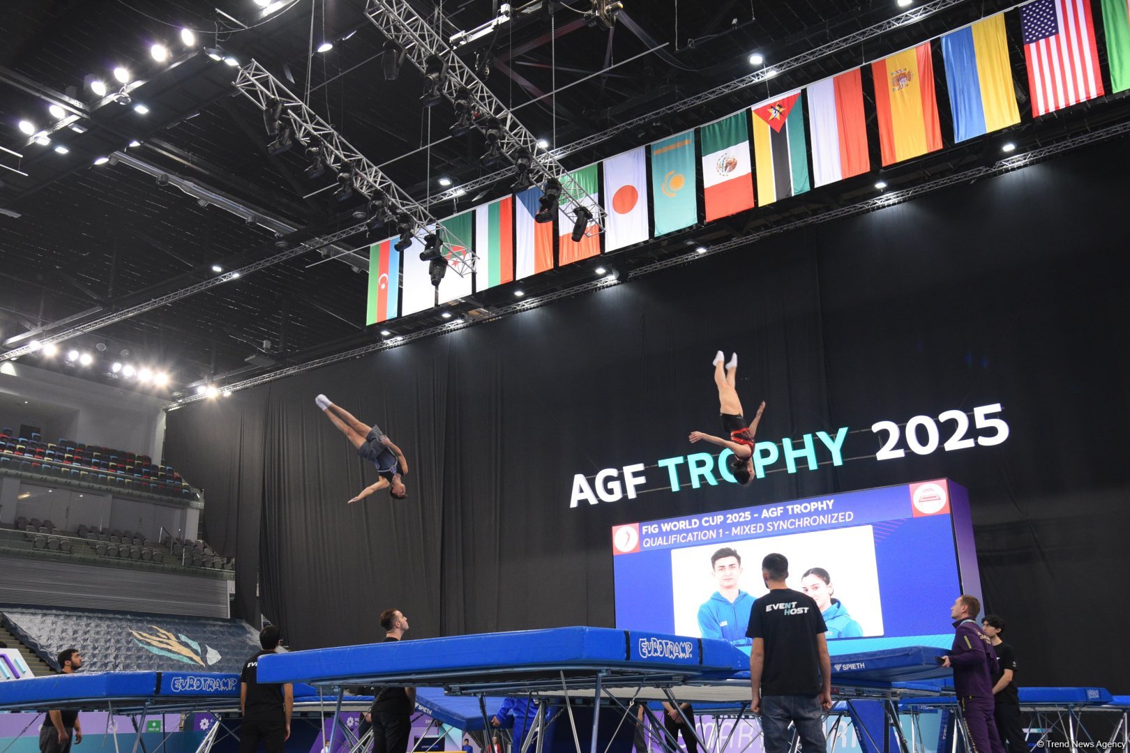 Bakıda batut gimnastikası və tamblinq üzrə Dünya Kubokunun açılış mərasimi keçirilib (FOTO)