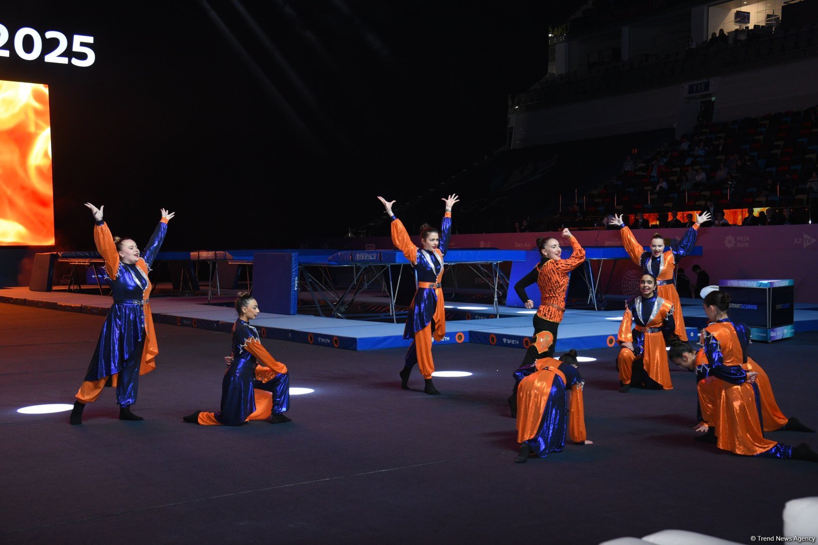Bakıda batut gimnastikası və tamblinq üzrə Dünya Kubokunun açılış mərasimi keçirilib (FOTO)