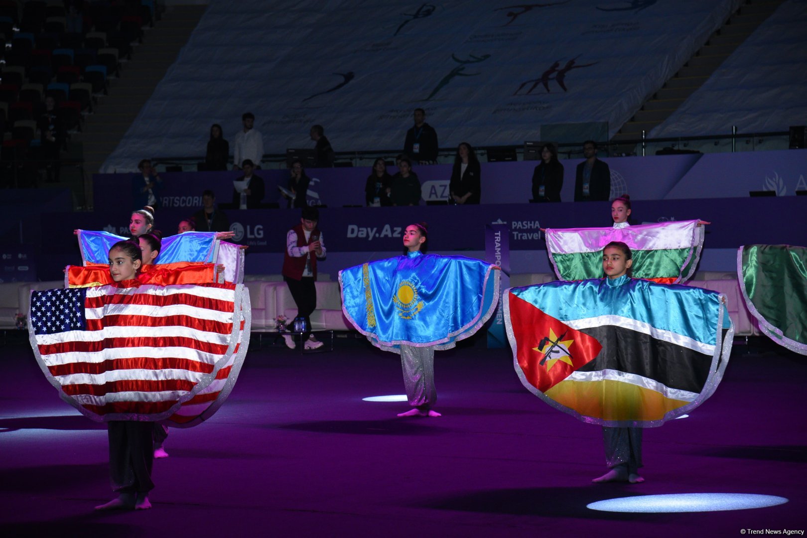Bakıda batut gimnastikası və tamblinq üzrə Dünya Kubokunun açılış mərasimi keçirilib (FOTO)