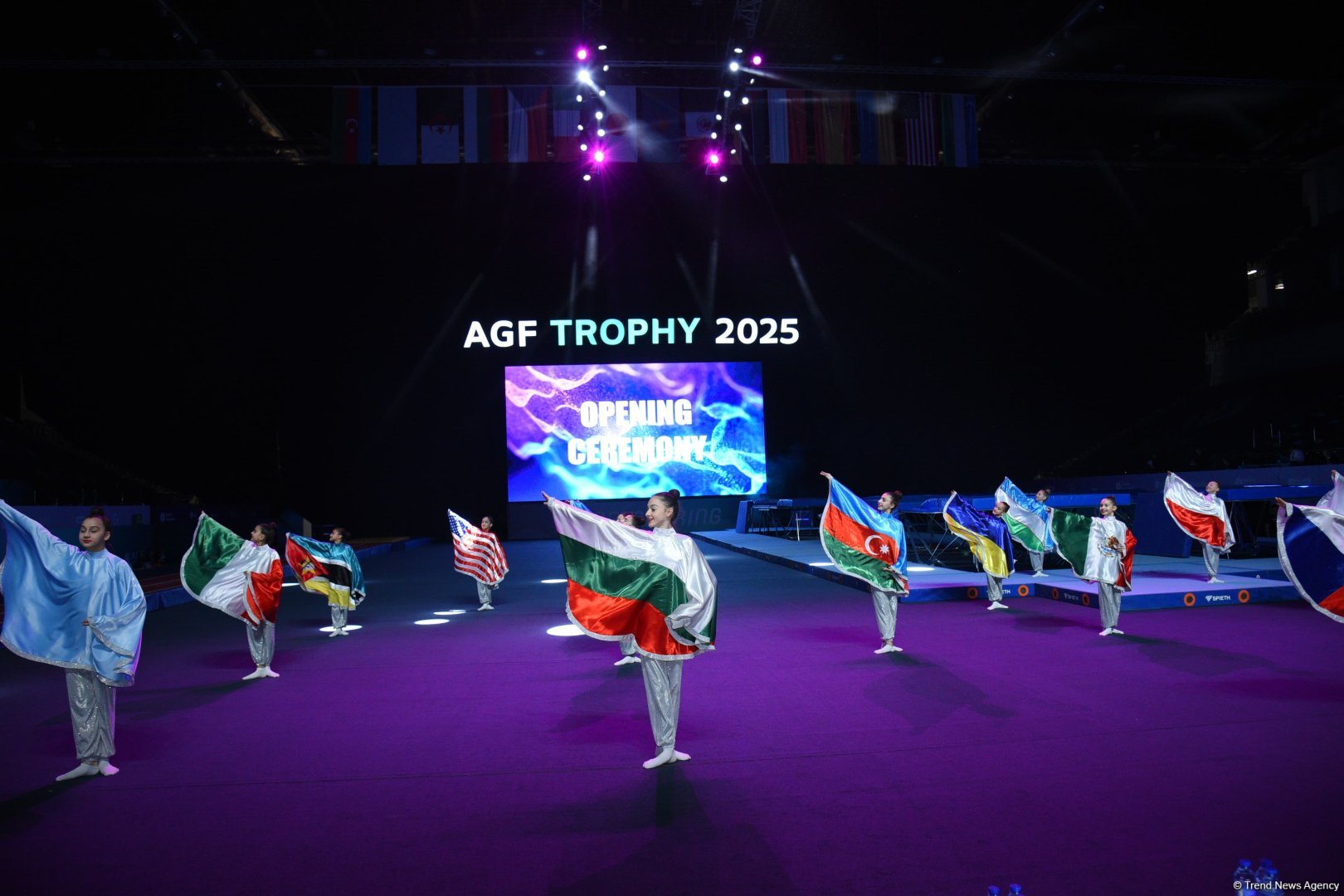 Bakıda batut gimnastikası və tamblinq üzrə Dünya Kubokunun açılış mərasimi keçirilib (FOTO)