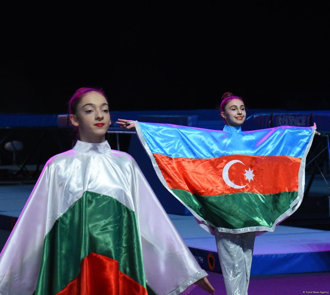 Bakıda batut gimnastikası və tamblinq üzrə Dünya Kubokunun açılış mərasimi keçirilib (FOTO)