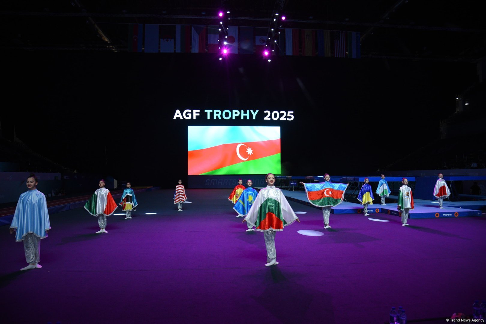 Bakıda batut gimnastikası və tamblinq üzrə Dünya Kubokunun açılış mərasimi keçirilib (FOTO)