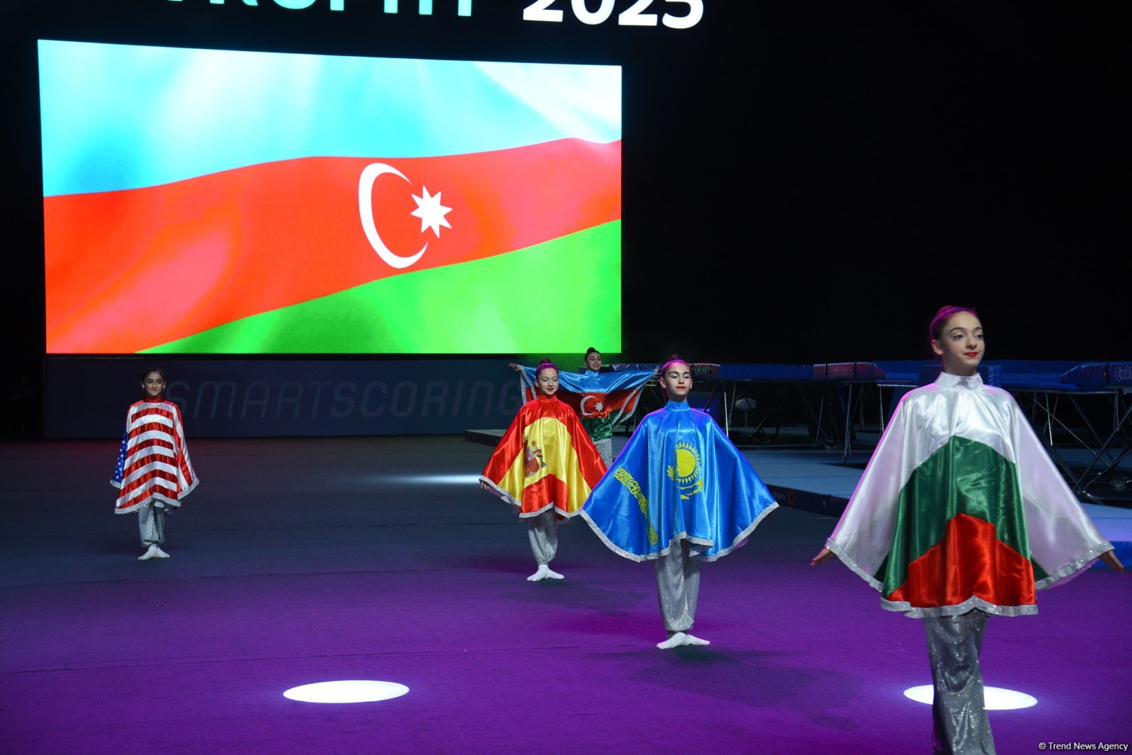 Bakıda batut gimnastikası və tamblinq üzrə Dünya Kubokunun açılış mərasimi keçirilib (FOTO)