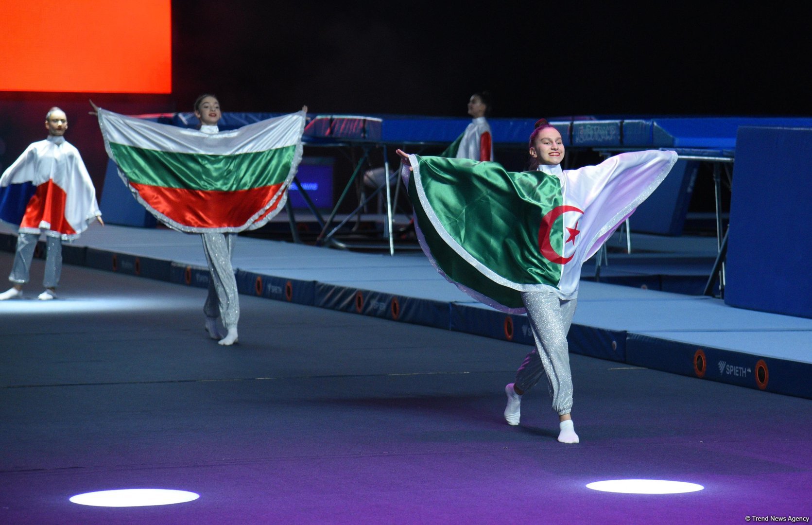Bakıda batut gimnastikası və tamblinq üzrə Dünya Kubokunun açılış mərasimi keçirilib (FOTO)