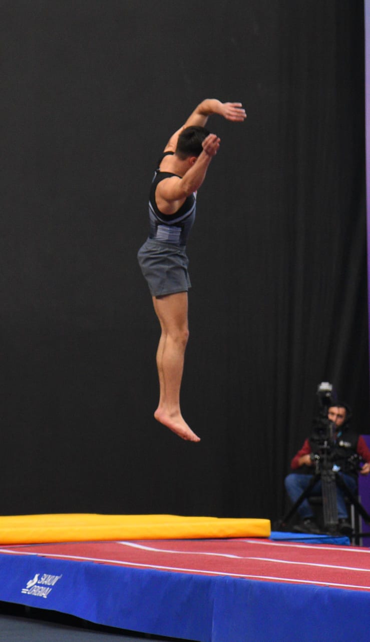Batut Gimnastikası və Tambling üzrə Dünya Kubokunun final mərhələsi start götürüb (FOTO)