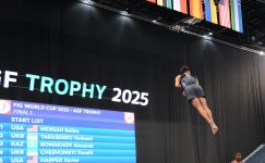 Batut Gimnastikası və Tambling üzrə Dünya Kubokunun final mərhələsi start götürüb (FOTO)