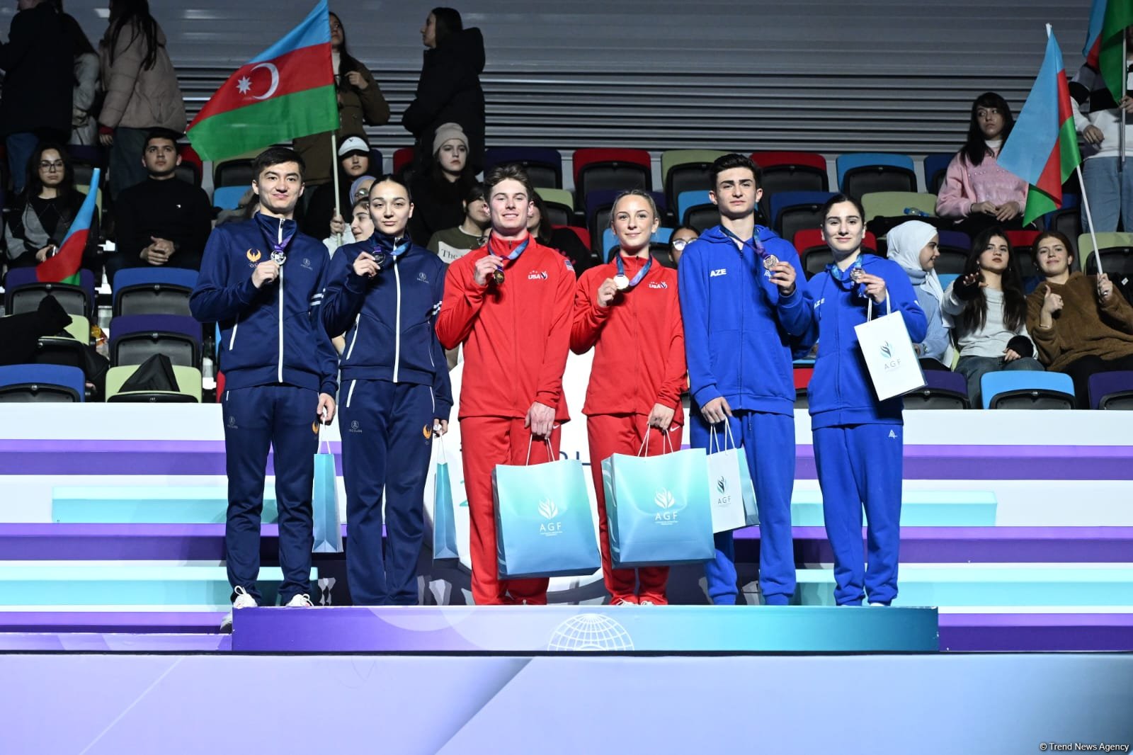 Azərbaycan gimnastları Dünya Kubokunda bürünc medal qazanıblar (FOTO)