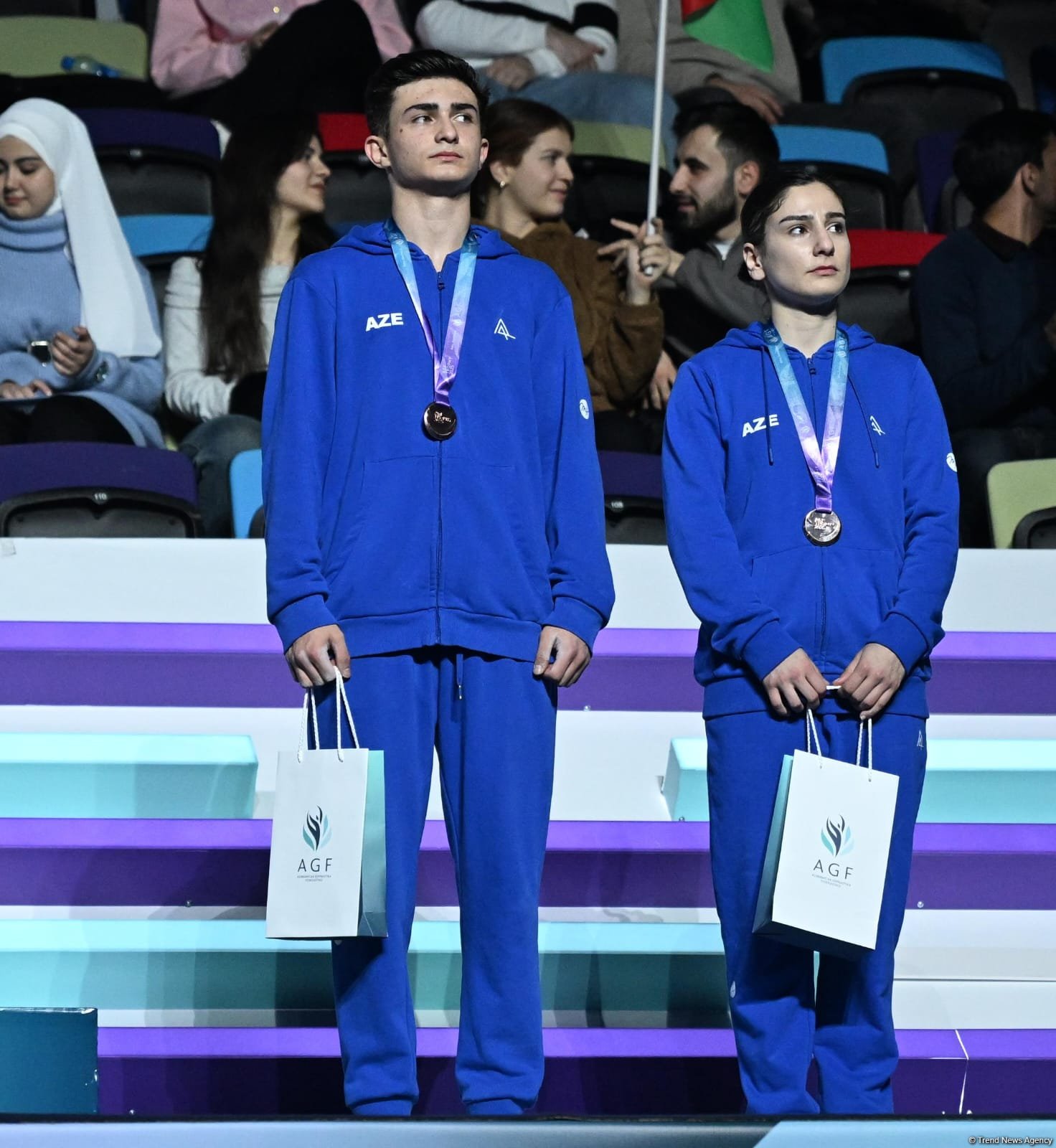 Azərbaycan gimnastları Dünya Kubokunda bürünc medal qazanıblar (FOTO)
