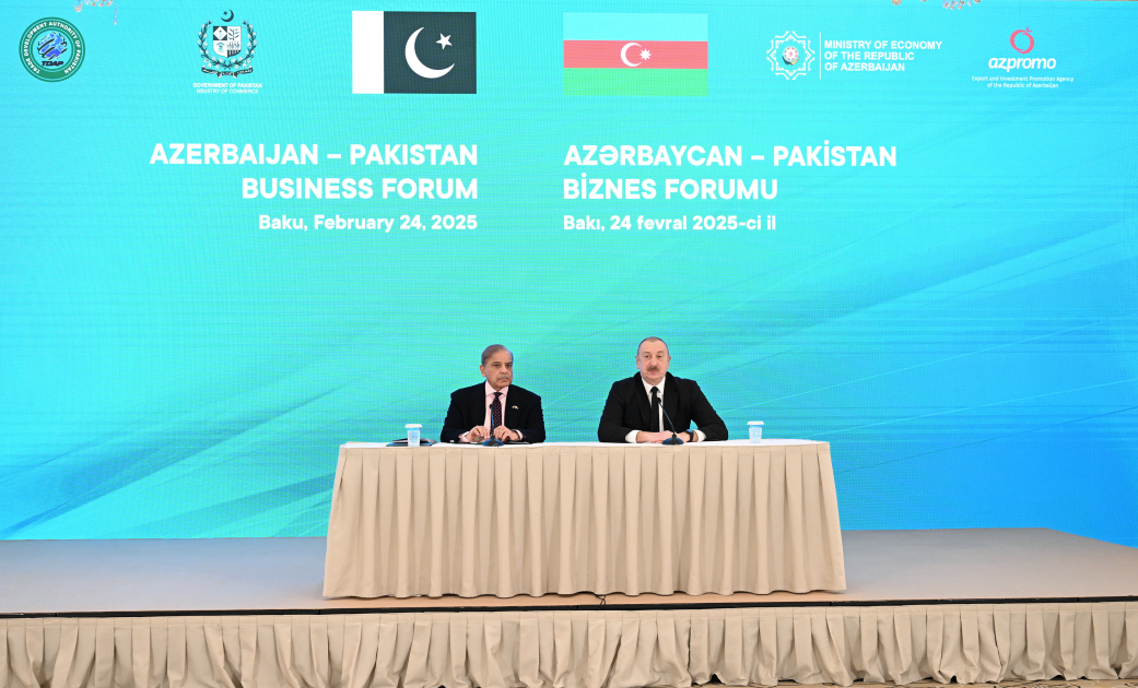 Bakıda Azərbaycan-Pakistan biznes forumu keçirilib (FOTO/VİDEO) (YENİLƏNİB)